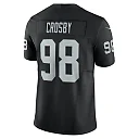 Zennovawear Men's Las Vegas Raiders Maxx Crosby Black Vapor F.U.S.E. Limited Jersey
