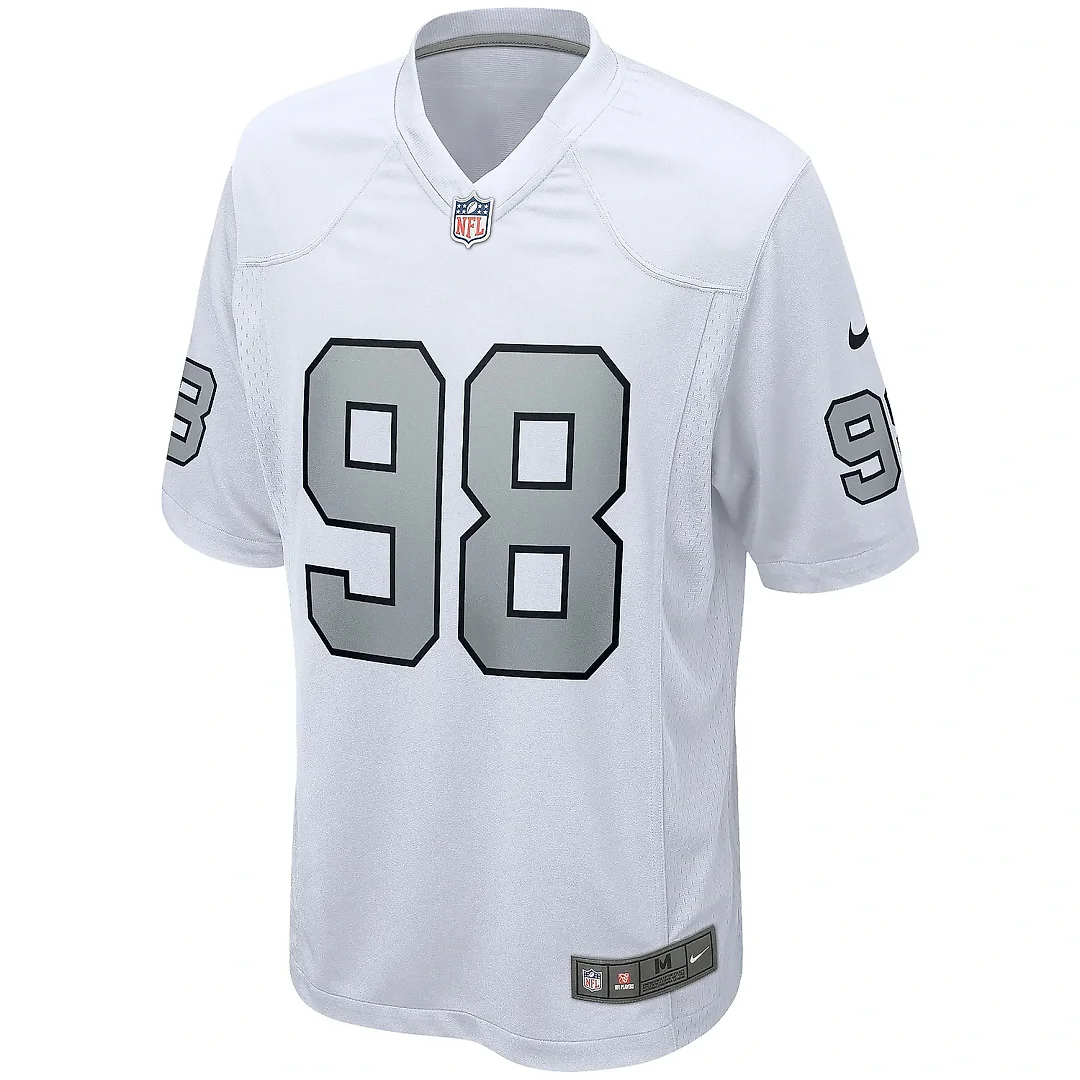 Zennovawear Men's Las Vegas Raiders Maxx Crosby White Alternate Game Jersey