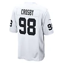 Zennovawear Men's Las Vegas Raiders Maxx Crosby White Game Jersey