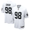 Zennovawear Men's Las Vegas Raiders Maxx Crosby White Game Jersey