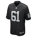 Zennovawear Men's Las Vegas Raiders Meredith Black Game Player Jersey