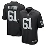 Zennovawear Men's Las Vegas Raiders Meredith Black Game Player Jersey