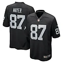 Zennovawear Men's Las Vegas Raiders Michael Mayer Black Game Jersey