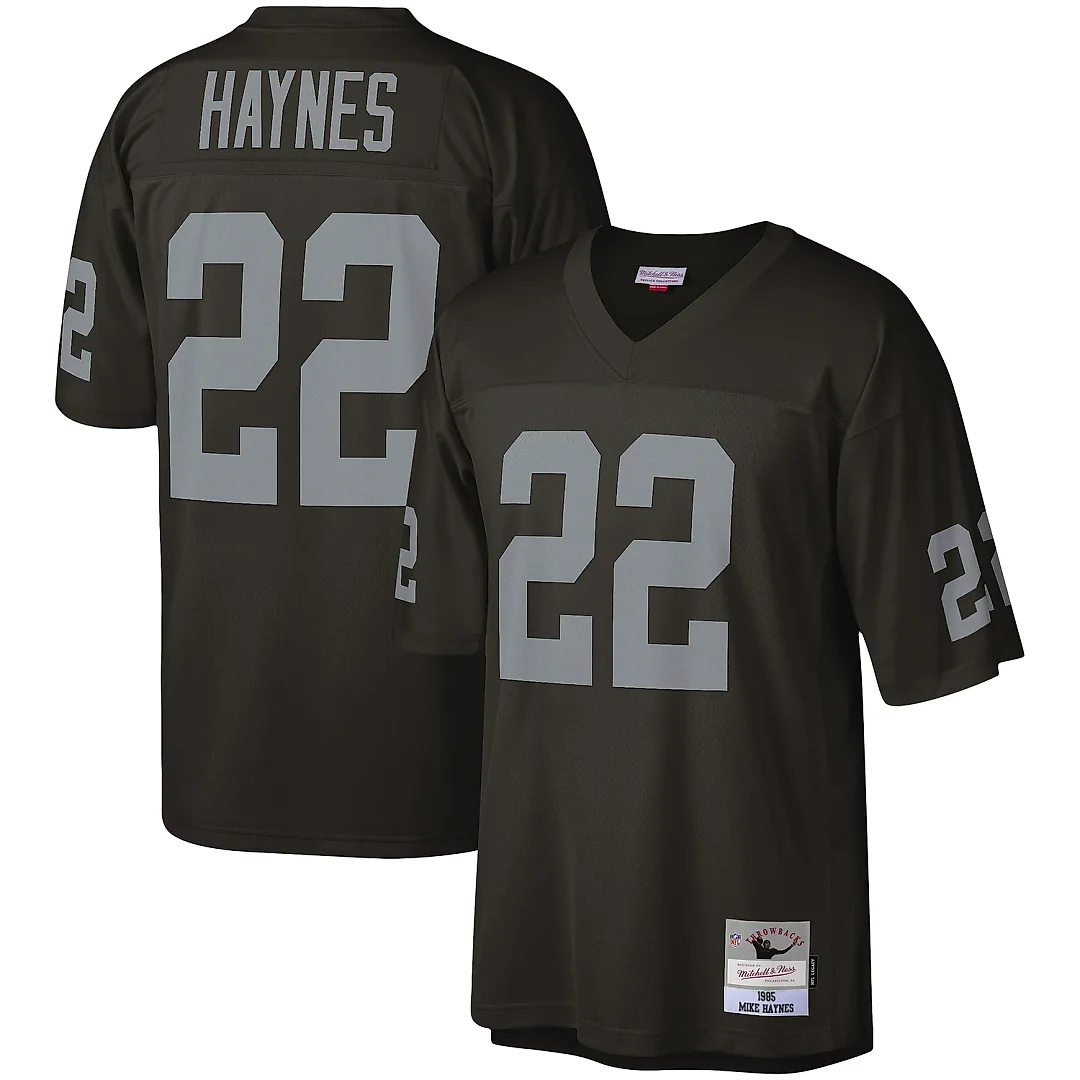 Zennovawear Men's Las Vegas Raiders Mike Haynes Mitchell & Ness Black Legacy Jersey