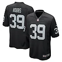 Zennovawear Men's Las Vegas Raiders Nate Hobbs Black Game Jersey