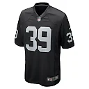 Zennovawear Men's Las Vegas Raiders Nate Hobbs Black Game Jersey