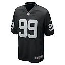 Zennovawear Men's Las Vegas Raiders Nesta Jade Silvera Black Team Game Jersey