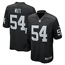Zennovawear Men's Las Vegas Raiders Netane Muti Black Team Game Jersey