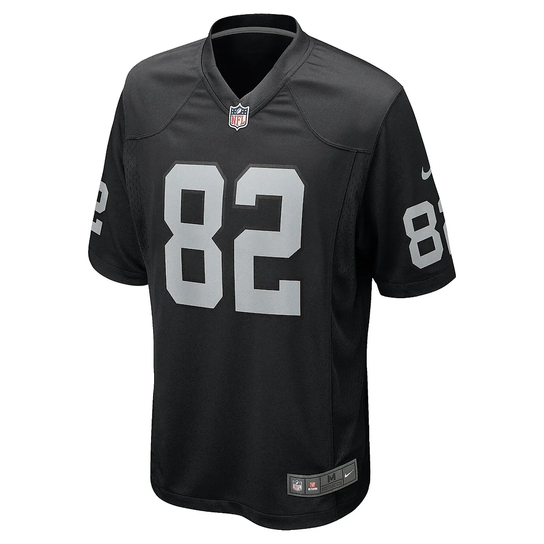 Zennovawear Men's Las Vegas Raiders Ramel Keyton Black Team Game Jersey