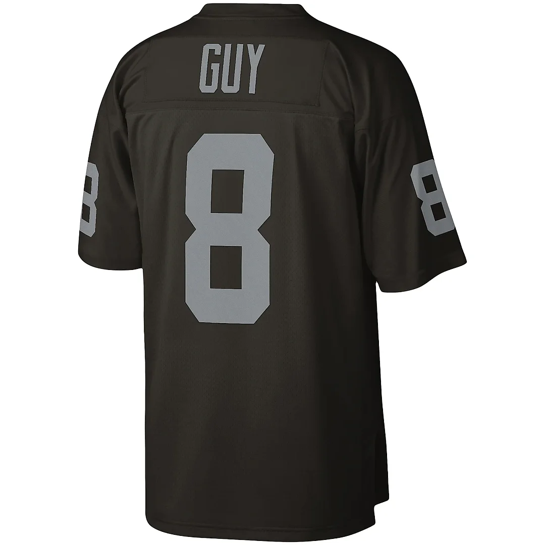 Zennovawear Men's Las Vegas Raiders Ray Guy Mitchell & Ness Black Legacy Jersey