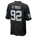 Zennovawear Men's Las Vegas Raiders Richard Seymour Black Retired Player Game Jersey