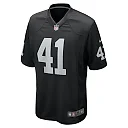 Zennovawear Men's Las Vegas Raiders Robert Spillane Black Game Player Jersey