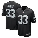 Zennovawear Men's Las Vegas Raiders Roderic Teamer Black Game Jersey