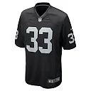 Zennovawear Men's Las Vegas Raiders Roderic Teamer Black Game Jersey