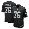 Zennovawear Men's Las Vegas Raiders Ron Stone Jr. Black Team Game Jersey