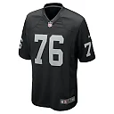 Zennovawear Men's Las Vegas Raiders Ron Stone Jr. Black Team Game Jersey