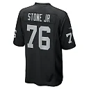 Zennovawear Men's Las Vegas Raiders Ron Stone Jr. Black Team Game Jersey