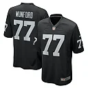 Zennovawear Men's Las Vegas Raiders Thayer Munford Jr. Black Team Game Jersey