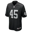 Zennovawear Men's Las Vegas Raiders Tommy Eichenberg Black Team Game Jersey