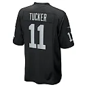 Zennovawear Men's Las Vegas Raiders Tre Tucker Black Team Game Jersey
