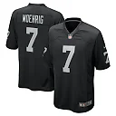 Zennovawear Men's Las Vegas Raiders Tre'von Moehrig Black Team Game Jersey