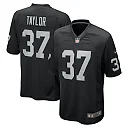 Zennovawear Men's Las Vegas Raiders Trey Taylor Black Team Game Jersey