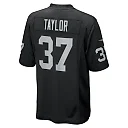 Zennovawear Men's Las Vegas Raiders Trey Taylor Black Team Game Jersey