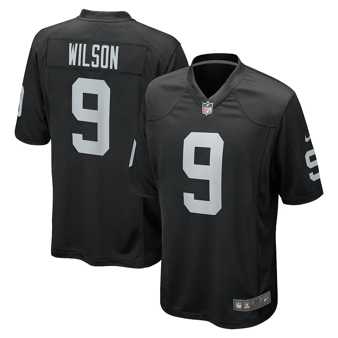 Zennovawear Men's Las Vegas Raiders Tyree Wilson Black Game Jersey