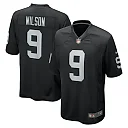 Zennovawear Men's Las Vegas Raiders Tyree Wilson Black Game Jersey
