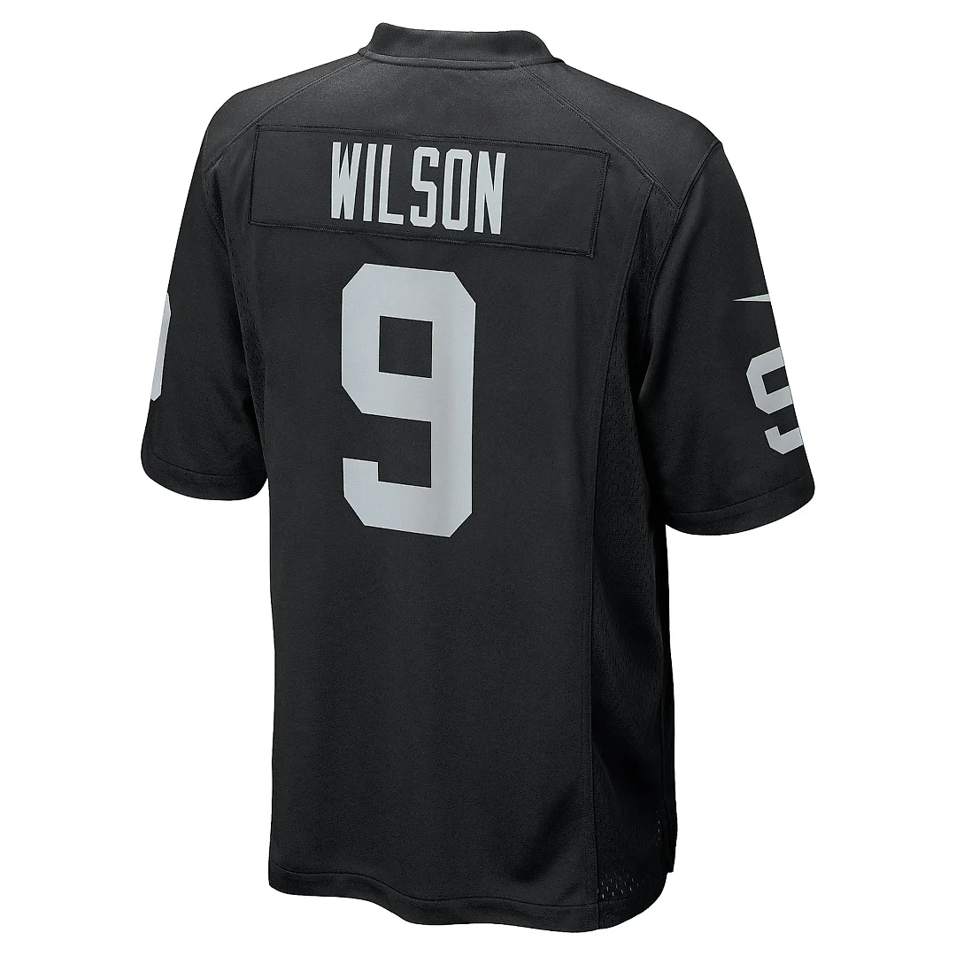 Zennovawear Men's Las Vegas Raiders Tyree Wilson Black Game Jersey