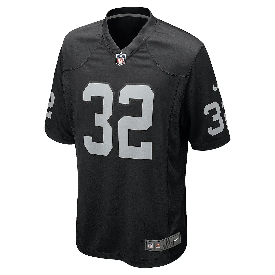 Zennovawear Men's Las Vegas Raiders Tyreik McAllister Black Team Game Jersey