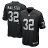Zennovawear Men's Las Vegas Raiders Tyreik McAllister Black Team Game Jersey