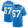 Zennovawear Men's Los Angeles Chargers Alex Leatherwood Powder Blue Team Game Jersey