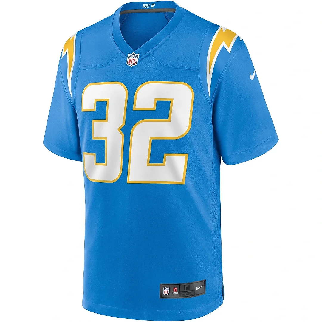 Zennovawear Men's Los Angeles Chargers Alohi Gilman Powder Blue Game Jersey