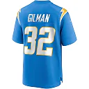 Zennovawear Men's Los Angeles Chargers Alohi Gilman Powder Blue Game Jersey