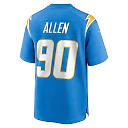 Zennovawear Men's Los Angeles Chargers Brevin Allen Powder Blue Team Game Jersey