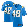 Zennovawear Men's Los Angeles Chargers Bud Dupree Powder Blue Team Game Jersey