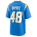 Zennovawear Men's Los Angeles Chargers Bud Dupree Powder Blue Team Game Jersey