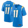 Zennovawear Men's Los Angeles Chargers Cameron Dicker Powder Blue Game Jersey