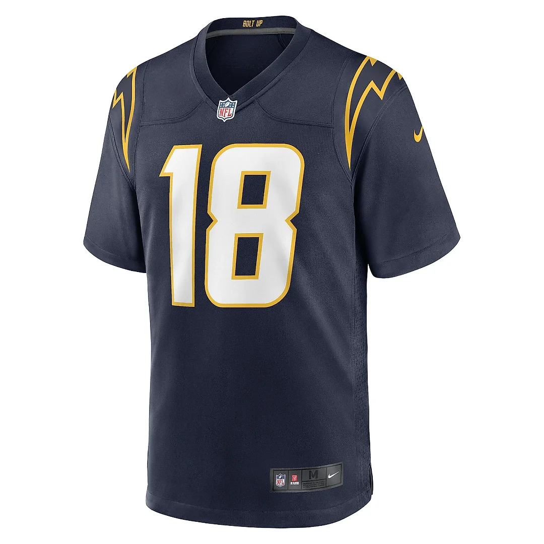 Zennovawear Men's Los Angeles Chargers Charlie Joiner Navy Retired Player Jersey