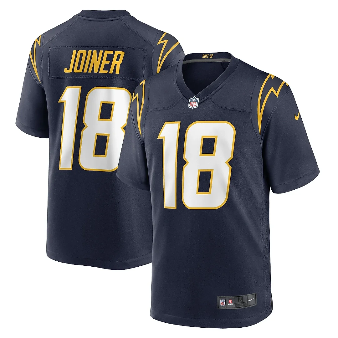 Zennovawear Men's Los Angeles Chargers Charlie Joiner Navy Retired Player Jersey