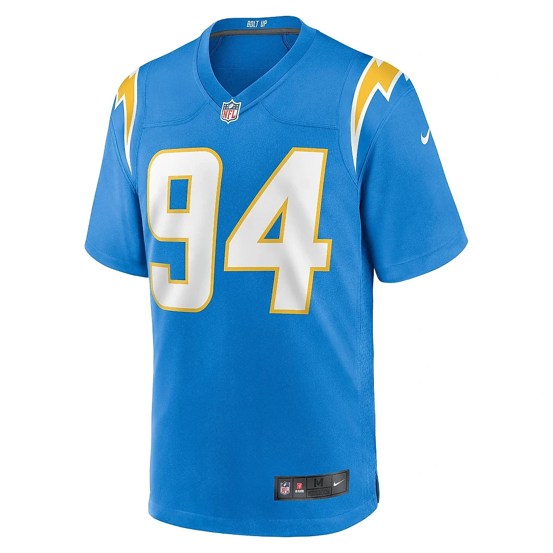 Zennovawear Men's Los Angeles Chargers Chris Rumph II Powder Blue Game Jersey