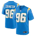Zennovawear Men's Los Angeles Chargers Christian Covington Powder Blue Team Game Jersey