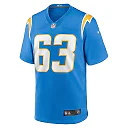 Zennovawear Men's Los Angeles Chargers Corey Linsley Powder Blue Game Player Jersey