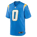 Zennovawear Men's Los Angeles Chargers Daiyan Henley Powder Blue Team Game Jersey