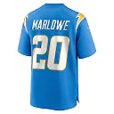 Zennovawear Men's Los Angeles Chargers Dean Marlowe Powder Blue Team Game Jersey