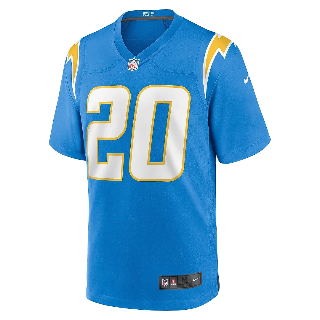 Zennovawear Men's Los Angeles Chargers Dean Marlowe Powder Blue Team Game Jersey