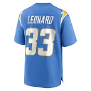 Zennovawear Men's Los Angeles Chargers Deane Leonard Powder Blue Game Player Jersey
