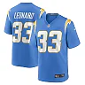 Zennovawear Men's Los Angeles Chargers Deane Leonard Powder Blue Game Player Jersey