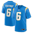 Zennovawear Men's Los Angeles Chargers Denzel Perryman Powder Blue Team Game Jersey